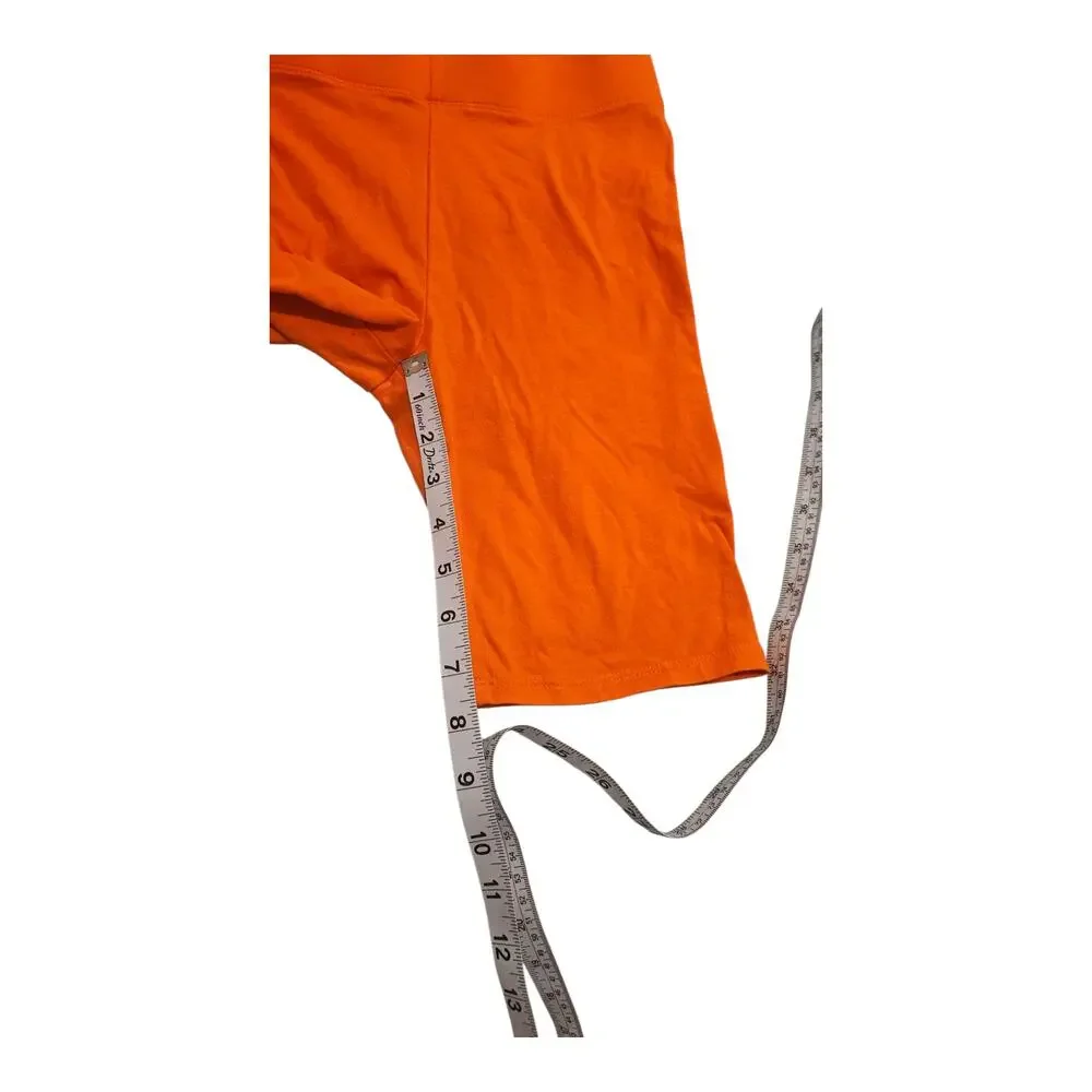Forever 21Women's Size Small Orange Biker Shorts